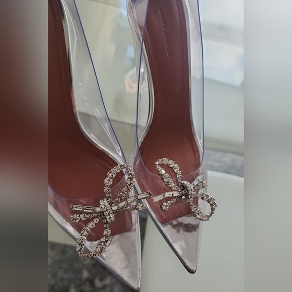 Amina Muaddi Heels Rosie PVC - Picture 2 of 7